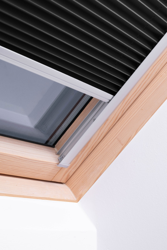 Dachfenster Plissee Blickdicht Faltrollo Mit Bohren Velux-kompatibel 4