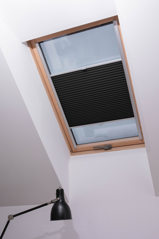 Dachfenster Plissee Blickdicht Faltrollo Mit Bohren Velux-kompatibel