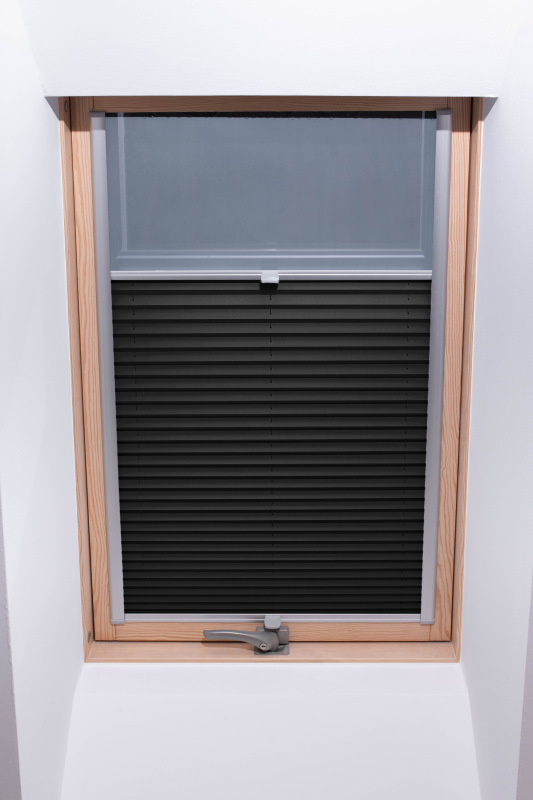 Dachfenster Plissee Blickdicht Faltrollo Mit Bohren Velux-kompatibel 2